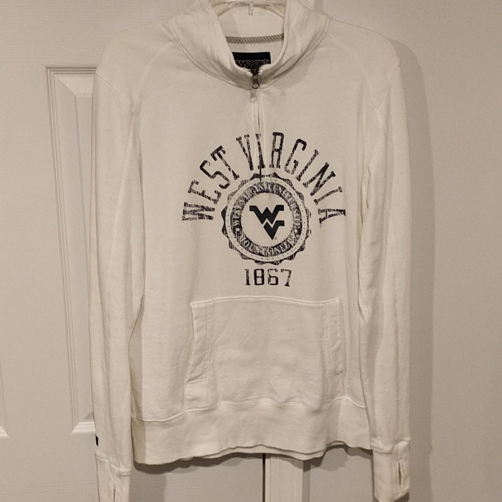 WVU quarter zip